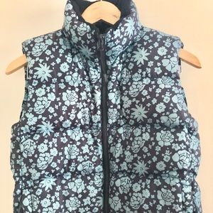 Vintage Polo Jeans Co Ralph Lauren Vest Quilted Puffy Goose Down Zip Front PM